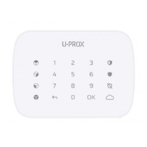 U-Prox Keypad G4 White Беспроводная сенсорная клавиатура для четырех групп